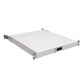 Полка стационарная с универсальным 19"-м креплением, высотой 0.5U, с изменяемой глубиной 350-450 мм, шириной 450мм (нагрузк