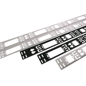 Вертикальный кабельный органайзер в шкаф, ширина 75 мм 42U черный