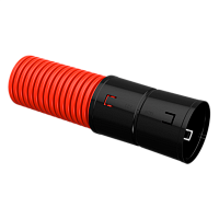 ELASTA Труба гофр. двустенная жесткая ПНД d=140мм (5,7м) IEK