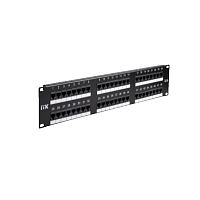 ITK 2U патч-панель кат.5Е UTP, 48 портов (Dual)