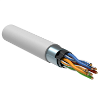ITK Витая пара F/UTP кат.6 4х2х23AWG solid LSZH нг(А)-LSLTx белый (305м) 