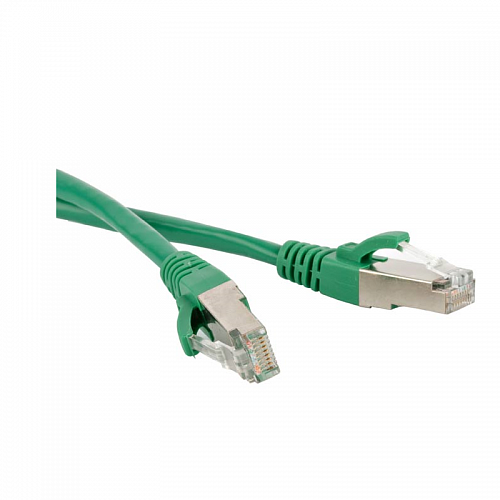 Hyperline PC-LPM-SFTP-RJ45-RJ45-C6-1.5M-LSZH-GN Патч-корд SF/UTP, экранированный, Cat.6, LSZH, 1.5 м