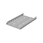 Металлический лоток перфорированный 300х50х3000, толщ. 0,7 мм, Сендзимир цинк
