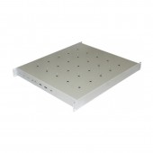 Полка c 19'' креплением, раздвижная, 1U, с регулируемой глубиной установки от 405 мм до 700 мм, нагрузка до 180 кг, для установки в шкафы глубиной 600