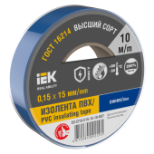 Изолента 0,15х15мм синяя 20м IEK