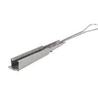 Зажим натяжной для плоского кабеля, максимальный размер кабеля 7x16 мм, максимальная рабочая нагрузка 1 кН