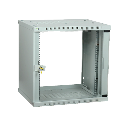 ITK Шкаф LINEA WE 15U 600x450мм дверь стекло серый