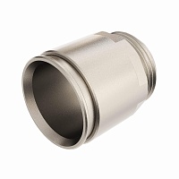 Муфта труба-коробка д.50мм, IP66/IP67, М50х1,5, никелированная латунь