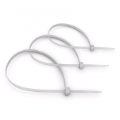 Стяжка нейлоновая неоткрывающаяся, безгалогенная (halogen free) 150x2.5мм, (100 шт)