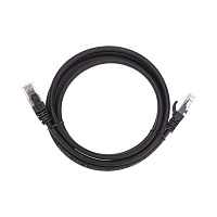 Шнур коммутационный патч-корд U/UTP, CAT 6, RJ45-RJ45, 26AWG, LSZH, черный, 1,5м REXANT