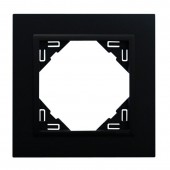 Одиночная рамка, черный/черный (90910 TRR)