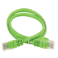 ITK Коммутационный шнур кат. 6 UTP PVC 10м зеленый