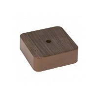 Коробка разветвительная KMP-030-032 (100х100х28) тёмное дерево EKF PROxima