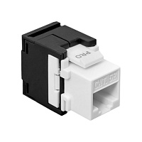 Модуль Keystone TERACOM PRO Cat.5E неэкранированный 110 IDC 180 градусов самозажимной (Toolless) черный