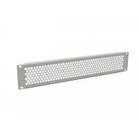 Фальш-панель перфорированная на 2U, цвет серый (RAL 7035)