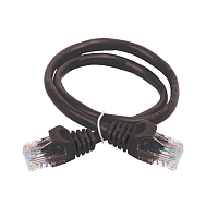 ITK Коммутационный шнур (патч-корд), кат.5Е UTP, 3м, черный
