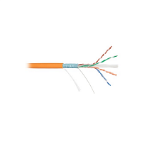 Кабель F/UTP, 4 пары, Кат.6, 450 МГц, AWG 23, внутр. LS0H нг(А)-HFLTx, кат. 500 м, цв. оранж