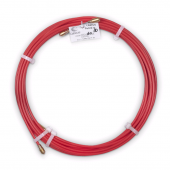 Устройство для протяжки кабеля в стояках и трубах межэтажных конструкций мини УЗК в бухте, 10м (диаметр стеклопрутка 6 мм)