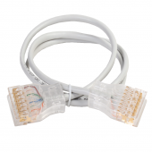ITK Патч-корд 110-110 4 пары, кат.5, 2м, серый