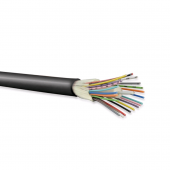 Кабель волоконно-оптический 50/125 (OM2) многомодовый, 24 волокна, tight buffer, внутренний/внешний, LSZH IEC 60332-3, –40°C – +70°C, черный