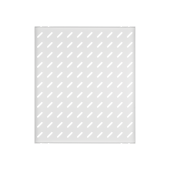 Полка стационарная TLK, Ш463хГ550мм, для шкафа глубиной 800мм, крепеж в комплекте, серая