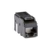 Модуль  Keystone RJ45 CAT5E не экранированный, черный