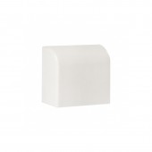 Заглушка (40х25) (4 шт) белая EKF-Plast 