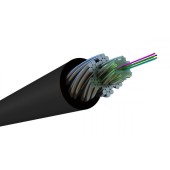Кабель волоконно-оптический 9/125 (G.652D) одномодовый, 2 волокна, гибкий, бронированный, волокна в канате из стальных пров