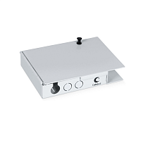 Бокс оптический настенный на 16 ST со сплайс пластиной и КДЗС (без пигтейлов и проходных адаптеров)