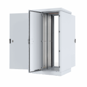 Шкаф уличный всепогодный напольный 36U (Ш1000хГ600) с электроотсеком, три двери