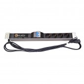 BONCH-ATS/PDU Блок розеток с функцией АВР для  19"  шкафа  4 розетки Schuko, кабели подключ. питания  1.7 м. с разъем  C14 и автомат защиты на 10А