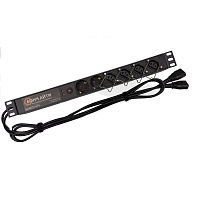 BONCH-ATS/PDU Блок розеток  с функцией АВР для  19 дюймого шкафа, 2 Shuko, 4 С13; Вводы A, B: вилка C14