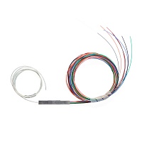 Разветвитель планарный 1х2 не оконцованный 9/125 вывод 1.5м буфер 0.9 мм 1260/1650