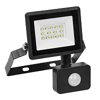 Прожектор СДО 06-20Д светодиодный черный с ДД IP54 6500K IEK