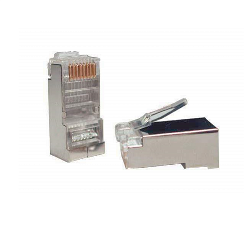 Коннектор RJ-45, Кат.6, 50µ, универсальный, экранированный