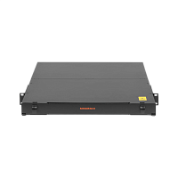 Оптический кросс 19" MTP/MPO, кассетный, 12 слотов под кассетные модули CT, выдвижной, черный