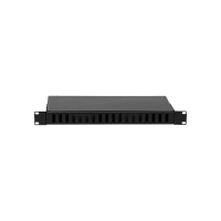 Оптический кросс NIKOMAX 19" Essential Line, 1U, до 24 SC портов или 48 LC портов, стальной, черный, неукомплектованный