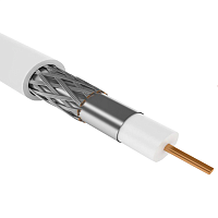 Каб. коаксиал. RG6 CCS 75Ом FPE PVC бел. (300м) GENERICA