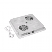 Модуль вентиляторный, потолочный, 380 x 380 мм, 2 вент, номинальная мощность 44 Вт, пластиковый, цвет серый (RAL 7035) (PWD-2W)