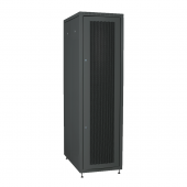 ITK Шкаф LINEA E 24U 600х1000мм двери 2шт перф. и метал. чер