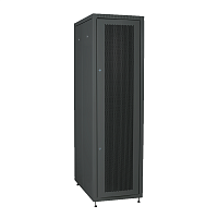 ITK Шкаф LINEA E 24U 600х1000мм двери 2шт перф. и метал. чер
