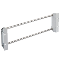 Конструктив NIKOMAX 19", 3U, с круглыми направляющими, для установки плинтов в шкаф или стойку,  металлический