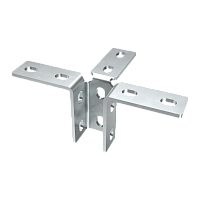 Соединитель угловой трехсторонний для STRUT-профиля EZ IEK