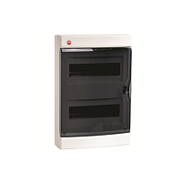 Щиток настен.с дверц.24мод.,IP41,бел.,с усил клем.блок.2х87308