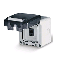 Розетка RJ 45, настенная