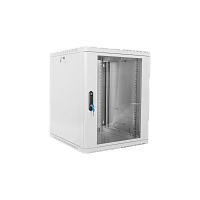 Шкаф телекоммуникационный настенный сварной 12U (600 × 650) съёмные стенки, дверь стекло