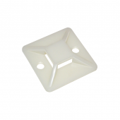 Площадка самоклеящаяся 30х30 белая под хомуты (20шт) ИЭК