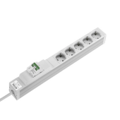 Блок розеток 5роз.с линейн.защ.автоматом