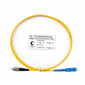 Шнур оптический simplex SC-FC 9/125 sm 1м LSZH