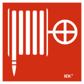 Этикетка самоклеящаяся 150х150мм "Пожарный кран" IEK